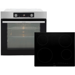 Духова шафа електрична Gorenje BO6737E02X + Варильна поверхня електрична Gorenje ECT41SC (комплект) Духова шафа електрична Gorenje BO6737E02X + Варильна поверхня електрична Gorenje ECT41SC (комплект)