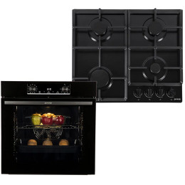 Духова шафа електрична Gorenje BO6735E02BK + Варильна поверхня газова Gorenje G641EB (комплект SET BlackGas) Духова шафа електрична Gorenje BO6735E02BK + Варильна поверхня газова Gorenje G641EB (комплект SET BlackGas)