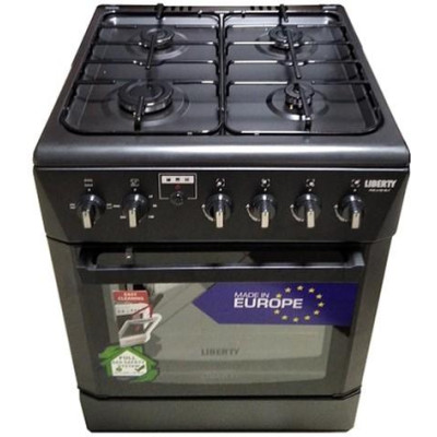 Практичная газовая плита LIBERTY PWE 6102 BL-F Практичная газовая плита LIBERTY PWE 6102 BL-F