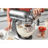 Планетарний міксер KitchenAid Artisan 5KSM125ECU з відкидним блоком сріблястий