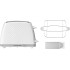 Тостер RUSSELL HOBBS Groove 2S White 26391-56 Тостер RUSSELL HOBBS Groove 2S White 26391-56