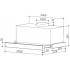 Ефективний витяжник INTERLINE SLIM ULTRA X/SA/60 Ефективний витяжник INTERLINE SLIM ULTRA X/SA/60