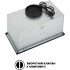 Ефективна витяжка INTERLINE SWAY BL A/60 GL/S! Ефективна витяжка INTERLINE SWAY BL A/60 GL/S!