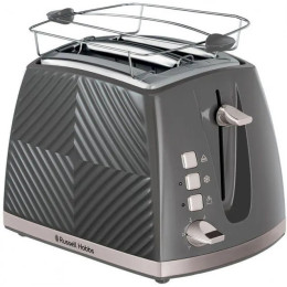 Тостер RUSSELL HOBBS Groove 2S Grey 26392-56 Тостер RUSSELL HOBBS Groove 2S Grey 26392-56