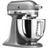 Планетарний міксер KitchenAid Artisan 5KSM125ECU з відкидним блоком сріблястий